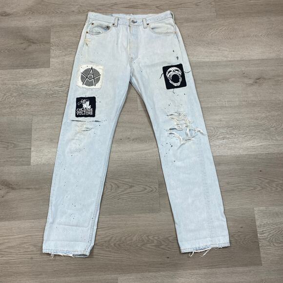 Local Authority VTG 90s Levi's Reworked Denim Jacket and Jeans Set Y2K - Picture 4 of 13